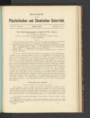 I. Beschreibung des Apparates.