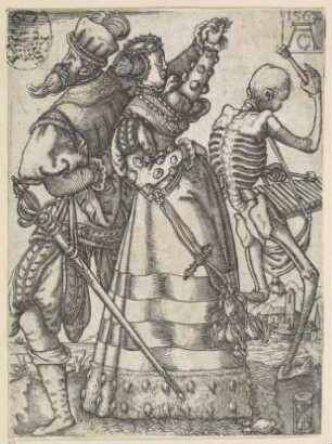 Blatt 2 (von 7) aus der Serie "Der Totentanz"