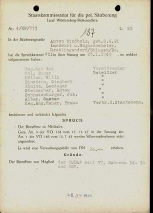 Windholz, Anton