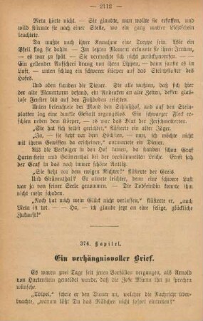 374. Kapitel. Ein verhängnisvoller Brief