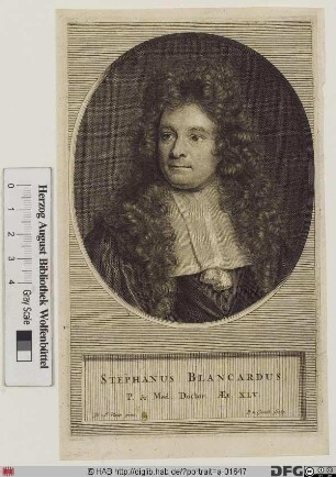 Bildnis Steven Blanckaert (lat. Stephanus Blancardus)