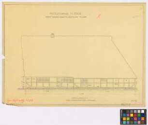 Insel Stade ([Landkreis Stade]), ehemals Huttfleth ([Landkreis Jork]): Museumshaus. Haupthaus (Seiten-Ansicht)