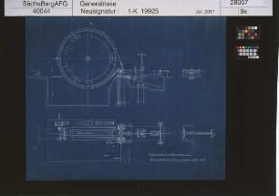 Kurprinz Friedrich August Erbstolln bei Großschirma; selbsttätige Bremse zur Fördermaschine auf dem Ferdinandschacht