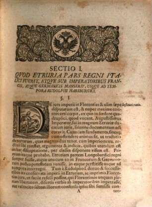 Exercitatio Ivris Pvblici De Ivre Imperii In Magnvm Dvcatvm Etrvriae