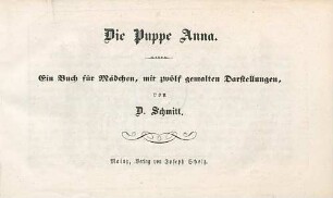 Die Puppe Anna : ein Buch für Mädchen