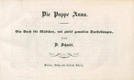 Die Puppe Anna : ein Buch für Mädchen