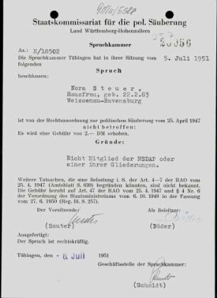 Steuer, Nora