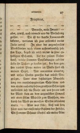 27-36, Fragment. - Julie an Eduard.