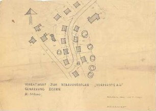 Vorentwurf zum Bebauungsplan "Vorderste Ah" Gemarkung Eisern