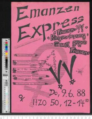 Emanzen Express - heute ganz besonders express