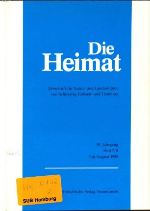 Heft 7/8 Juli/August 1988