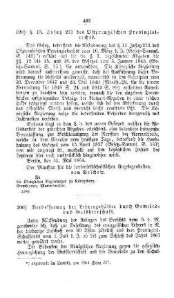 §. 13. Zusatz 213 des Ostpreußischen Provinzialrechts : [V. Elementarschulwesen]