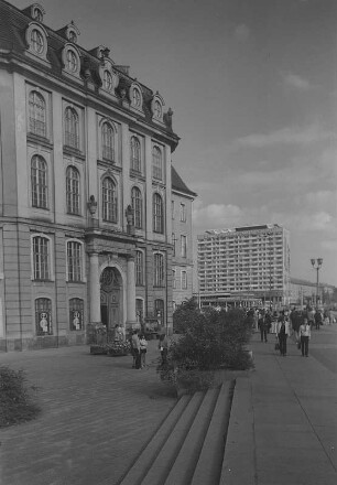 Dresden. Landhaus und Blick zum Pirnaischen Platz