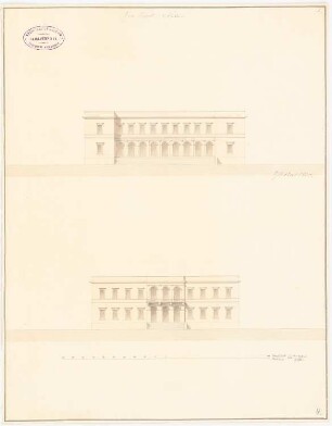 Kurhaus, Bad Homburg v. d. Höhe. 1. Projekt: 2 Ansichten