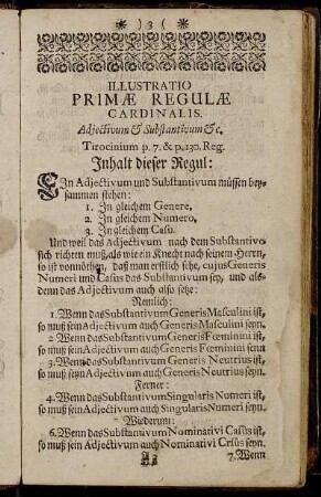 Illustratio Primæ Regulæ Cardinalis. - Illustratio Secundæ Regulæ Cardinalis.