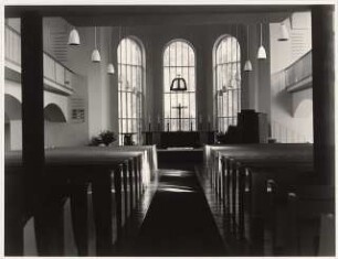 Johannesstift Berlin-Spandau Umbau Stiftskirche: Orgelempore nach dem Umbau