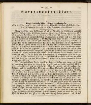 Correspondenzblatt
