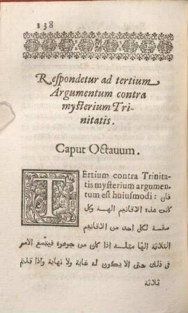 Caput Octauum.