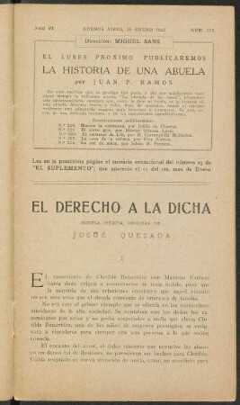 1922006218: El derecho a la dicha