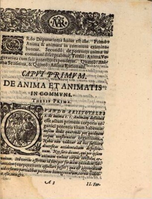 Disputatio physica, de anima