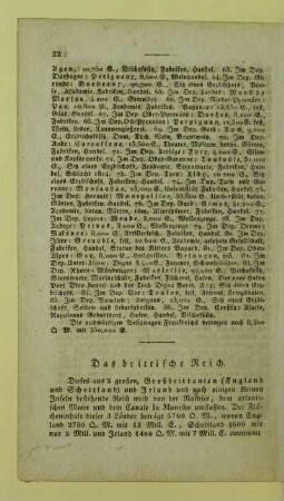 Das brittische Reich