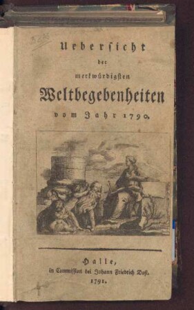 Uebersicht der merkwürdigsten Weltbegebenheiten vom Jahr 1790