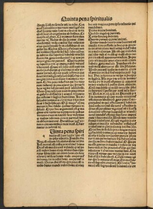 Quinta pena spiritualis est liuor inuidie - Septima pena spiritualia erit certitudo sue damnationis