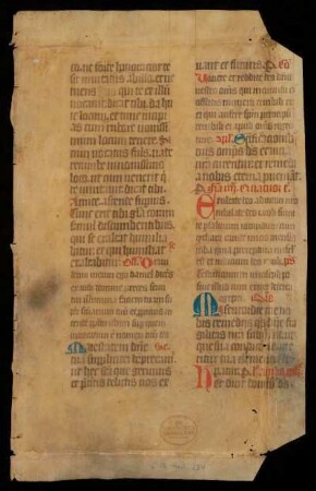 Missale (Fragment)
