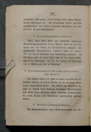 8. Erziehungsanstalt für arme und verwahrloste Knaben.