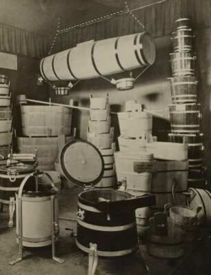 Böttcherei, Warenlager, 1930