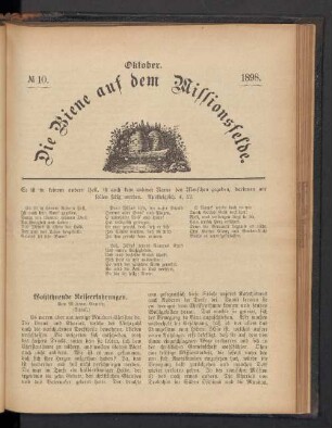 N° 10. Oktober. 1898