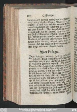 Vom Podagra.