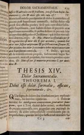 133-143, Thesis XIV