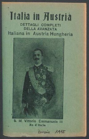 [Dibujo de] S. M. Vittorio Emmanuele III, re d'Italia