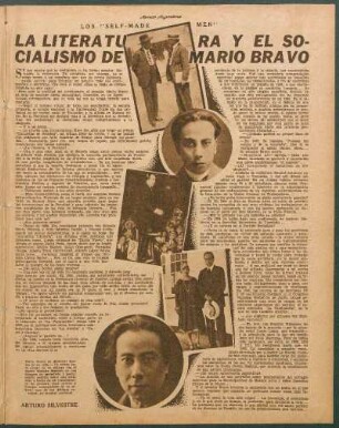 La literatura y el socialismo de Mario Bravo : Los "Self-Made-Men"