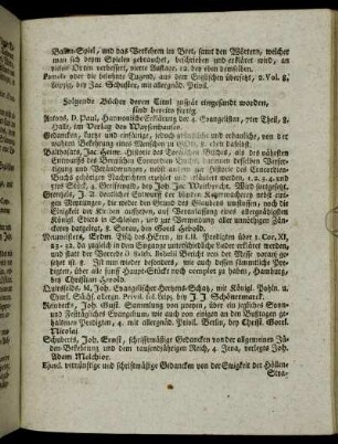 Folgende Bücher deren Titul zuspät eingesandt worden, sind bereits fertig.