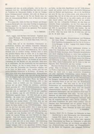 42-43 [Rezension] Eucken, Rudolf, Einführung in eine Philosophie des Geisteslebens