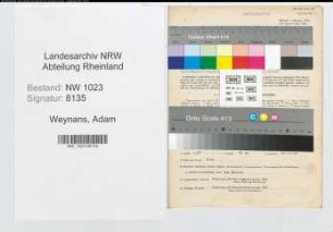 Entnazifizierung Adam Weynans , geb. 02.02.1899 (Installateur)