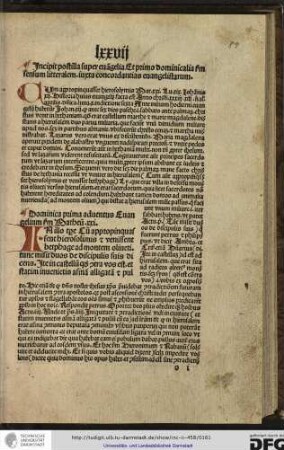 In illo tempore cum appropinquassent... Ante initium hodierni evangelii habetur...