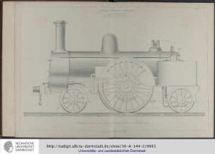 Express Passenger Locomotive by J. Ramsbottom esqr Locomotive Superintendent. London and North Western Railway