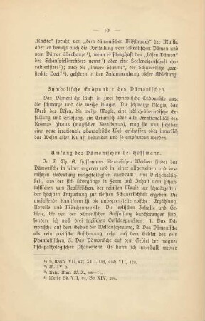 Symbolische Endpunkte des Dämonischen