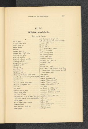 Wörterverzeichnis. Deutsch-Basá.