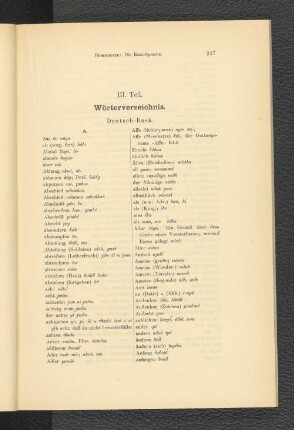 Wörterverzeichnis. Deutsch-Basá.