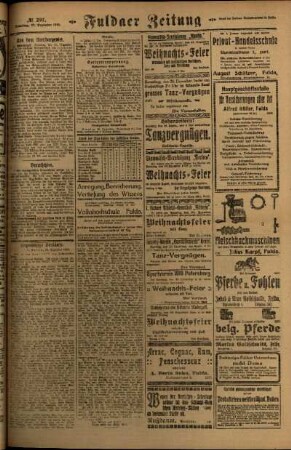 Dritte Ausgabe vom Samstag, den 27. Dezember 1919.