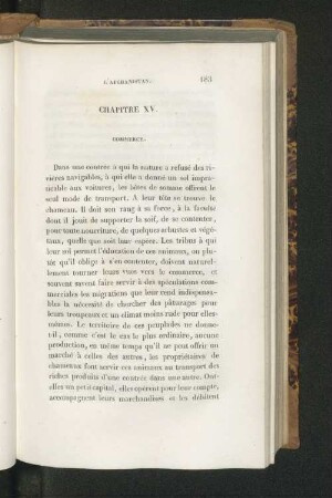 Chapitre XV. Commerce.