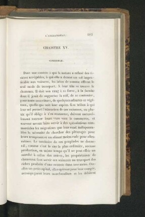 Chapitre XV. Commerce.