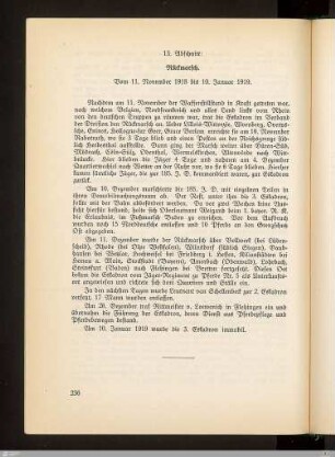 13. Abschnitt: Rückmarsch