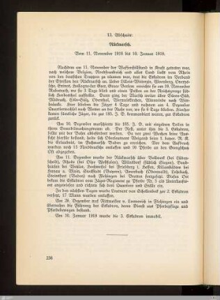 13. Abschnitt: Rückmarsch