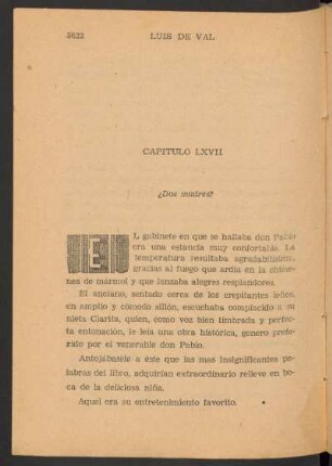 Capítulo LXVII - ¿Dos madres?