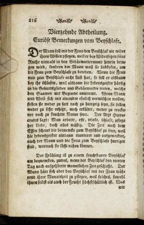 Vierzehende Abtheilung.